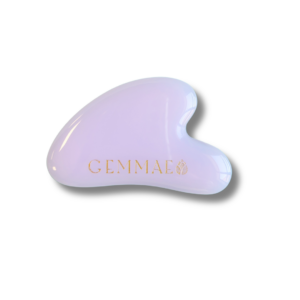 Gua Sha en quartz rose